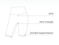 Leggings De Yoga Verano Cintura Alta Levanta Glúteos Transpirables Secado Rápido Pantalones De Running Deportivos Ciclismo Shorts De Fitness Para Mujer - details 4