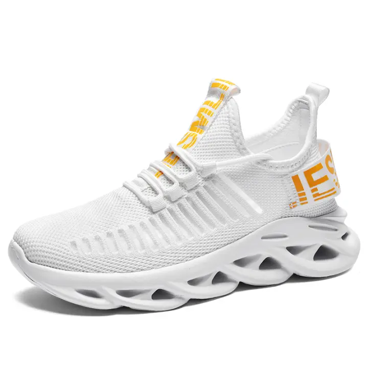 Zapatillas de Correr para Hombres Suela de Goma Antideslizante, Cómodas y Transpirables para Entrenamiento en Gimnasio, Caminatas, Moda Casual - 1
