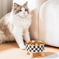 Tazón De Acero Inoxidable Para Gatos Y Perros Con Diseño De Polka-Dot Y Cuadros Antideslizante Fácil De Limpia Para Interiores Y Exteriores - details 3