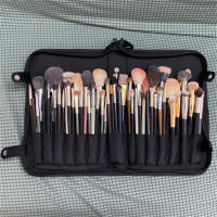 Bolso Organizador De Maquillaje Para Mujer Profesional Plegable Impermeable Con 29/14 Agujeros Estuche Portátil Para Cosméticos Y Cepillos De Maquillaje - details 4