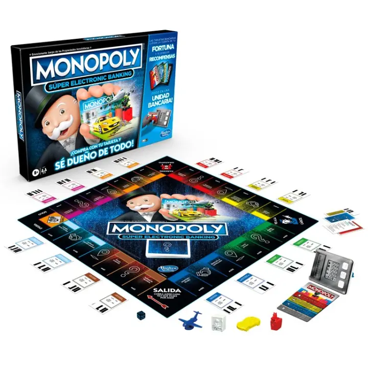 Monopoly Súper Electronic Banking E8978 HASBRO GAMES - 1