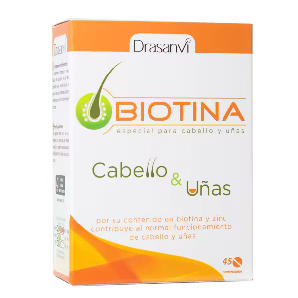 DRASANVI BIOTINA CABELLO Y UÑAS 45 COMPRIMIDOS - 1
