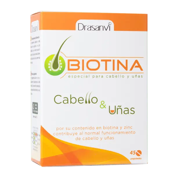 DRASANVI BIOTINA CABELLO Y UÑAS 45 COMPRIMIDOS - 1