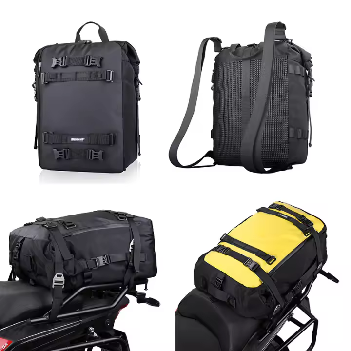 Bolsa De Asiento Trasero Multifuncional Para Motocicleta Impermeable De 10L 20L 30L Equipamiento De Motocross Para Viajes Al Aire Libre - 1