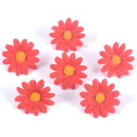 50Pcs Cabezas De Girasol Artificial Daisy Flor Silken Para Decoración De Bodas DIY Artesanía Y Decoración De Hogar - details 9