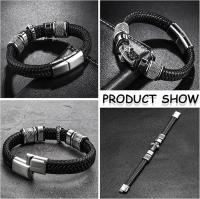 Pulseras Hombre Cruz, Elementos de Runa Vikinga y Elementos de Brújula para dar a la pulsera un aspecto Clásico - details 3