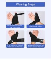 Soporte Flexible Para Muñeca Y Dedo Del Pulgar Para Tratamiento De Tendinitis Y Artritis Protección Transpirable De Poliéster - details 7