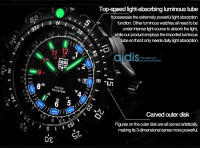 Reloj De Pulsera De Cuarzo Para Hombre Addies Militar Especial Forces Deportivo Al Aire Libre Luminoso Clásico SEAL Ejército Resistente Al Agua Con Luz Trasera Y Correa De Silicona - details 10