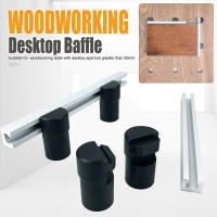 2 Pcs Tablero De Bloqueo De Trabajo En Mesa Para Carpintería DIY Con Agujero Para Perro 19/20mm Abrazadera De Fijación Para Riel De T Herramienta De Carpintería - details 4