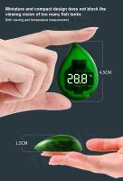 Termómetro Digital Para Acuario Autoadhesivo LCD Mini Para Tanque De Peces Con Cambio Automático De Escala ℃/℉ Rango 0-90℃ - details 7