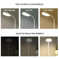 Lámpara De Escritorio LED Portátil Con USB Y Pilas Iluminación De Mesa De Tres Colores Con Ajuste Continuo Protección Ocular Para Dormitorio Luz De Noche De Mesa - details 0