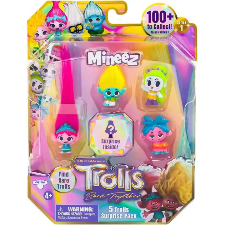 DREAM WORK - Trolls Mineez - Minifiguras - Juguete Divertido - Regalo Original - Coleccionable - Edad recomendada mayores de 4  años - 1