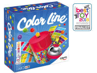 Cayro - Juego Color Line  Juego de Mesa Educativo rapido   con Timbre y Sacabolas - De 2 a 4 Jugadores + 5 años - details 1