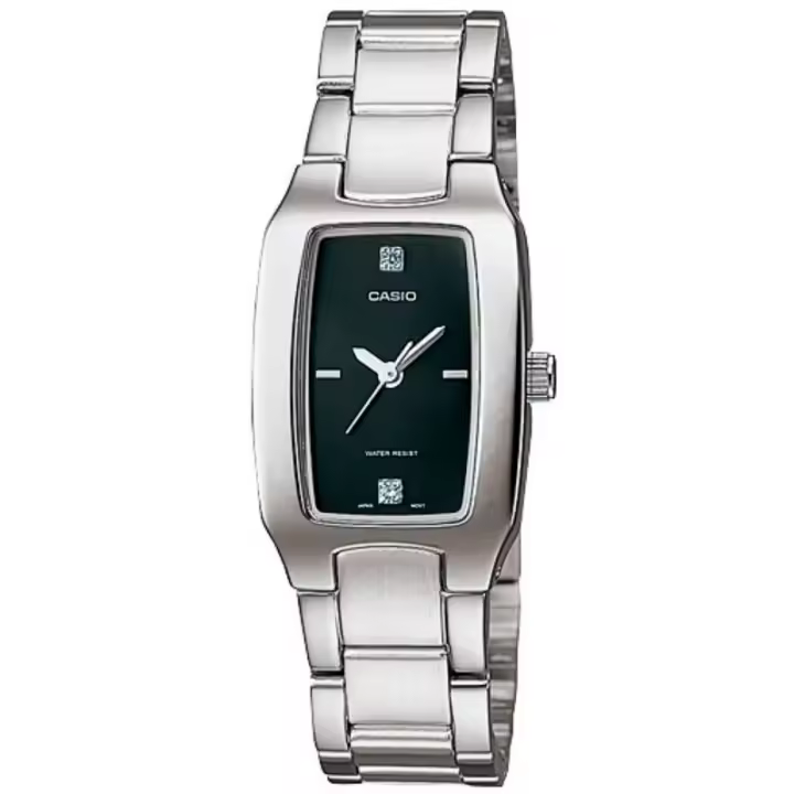 Casio  Ltp-1165a-1c2 Reloj De Pulsera Analógico Para Mujer Color Plateado - 1