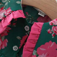 Vestido De Princesa Para Niñas Estilo Coreano Verano Vestido De Tule Fresco Con Estampado Largo Hasta La Rodilla Para Bebés De 0 a 1 Año - details 4