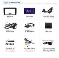Junsun Android 13 Radio Para Peugeot 407 2004 2005 2006 2007 2008 DSP Navegación GPS Reproductor Multimedia 2 DIN Inalámbrico CarPlay Android Auto Radio - details 23