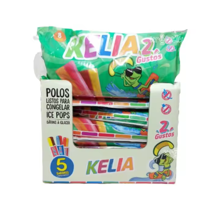 Kelia 2 Sabores 8 Unidades (15 Bolsas) | 120 Unidades de 80ml - 1