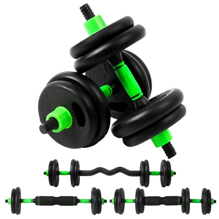 Juego De Mancuernas Ajustables Multifuncionales 3 En 1, Ajustables Con Asa Opcional, Barra Recta, Para Flexiones, 10… — oferta en Miravia
