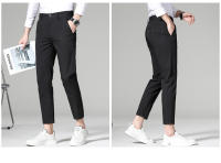 Pantalones Largos De Negocios Para Hombre Con Rayas Y Cuadros De Alta Calidad Pantalones Casuales De Color Sólido De Pierna Larga Para Oficina Marcas De Ropa - details 13