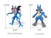 Figuras De Acción Pokemon Estilo Deformado 12 Diseños Incluyen Pikachu Eevee Mewtwo Greninja Pokeball Juguetes Para Niños Regalos - details 17