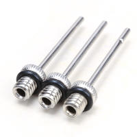 Adaptador De Agujero Para Balón De Deporte 6/12pcs Inflador De Aire De Voleibol Baloncesto Fútbol Acero Inoxidable Aluminio Plateado - details 6