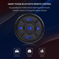 Kebidu Steering Wheel Music Player Control Remoto Inalámbrico Bluetooth Botones Multimedia Para Android IOS Smartphone Kit Para Coche - details 0