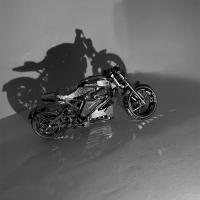 Kit De Modelos De Rompecabezas 3D De Metal Para Motocicleta DIY Puzle Láser Juguete Para Niños Material De Metal - details 0
