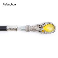 Bastón De Moda Con Diamante Amarillo Dorado 94cm Manija Recta De Aleación De Aluminio Punta De Goma Para Hike Accesorio Elegante Para Caballeros Cosplay - details 8