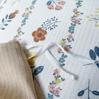 Juego de Funda Nórdica 4 Piezas-Ropa de Cama Algodón Lavado con Jacquard Elegante-Tacto Extra Suave, Varios Tamaño Disponible - details 5