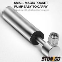 Bomba De Bicicleta Portátil Ultraligera De Alta Presión 120 PSI Ajuste Para Valvulas Presta/Schrader Bomba De Neumáticos De Motocicleta De Bolsillo - details 6