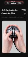 Gyroball Powerball Entrenador De Muñeca Y Antebrazo Equipo De Fitness Muscular Bola De Giro Estabilizador De Músculos De Mano Ejercicio De Fortalecimiento De Brazos - details 10