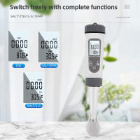 Medidor De Agua 4 En 1 TDS Salinidad EC Temperatura Digital Calidad Del Agua Para Piscinas Acuarios Medidor De Concentración SALT TDS EC Temp - details 2