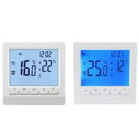Termostato De Pared Programable Semanal LCD Para Calefacción De Agua 3A Pantalla LED Blanco/Azul 85x85mm Control De Temperatura Doméstico - details 1