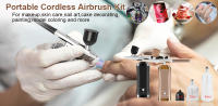 Aerógrafo Para Uñas Con Compresor Arte De Uñas Pintura De Pastel Maquillaje Decoración Portátil Pincel De Aire Para Arte De Uñas - details 1