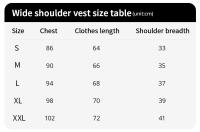 Chaleco De Moda Para Hombres Sin Mangas Transpirable Y Cómodo Para Fitness Al Aire Libre Color Negro Y Blanco Clásico - details 16