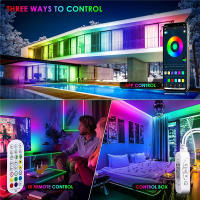 Tira De LED Neón RGBIC 1M 2M 3M 5M 10M 12V Impermeable Luz De Colores Completos Sincronización De Música Decoración Para Habitación De Juegos Y Sala De Estar - details 8