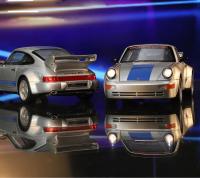 Coche De Juguete Porsche 964 Carrera RS De 1:24 Con Sonido Y Luz Vehículo De Metal Para Niños Regalo Con Retroceso Pull Back - details 10