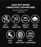 Zapatos De Seguridad Para Hombre Indestructibles Con Punta De Acero Antipinchazos Zapatillas De Trabajo Moda Calzado De Protección - details 4