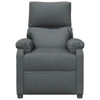 vidaXL Sillón reclinable de tela gris oscuro - details 2