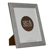 Portafoto madera blanco y plata , marco de foto blanco y plata , marco horizontal y vertical , decoración para el hogar - details 2