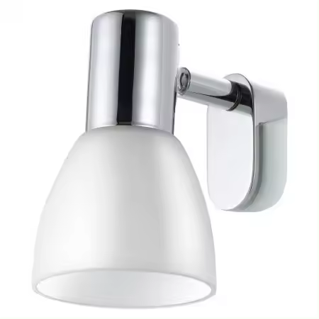Aplique de Baño para Espejo Eglo Sticker Cromo 1 Bombilla E14 - 1