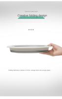 Baño Plástico Plegable Portátil Para Adultos Y Bebés Taza De Lavar Ropa Accesorios De Baño Y Cocina Ecológico Y Duradero - details 9