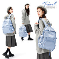 Mochila Ligera Para Chicos Y Chicas 15.6 Pulgadas Para Trabajo Estudio Viaje Impermeable Mochila Casual De Día Para Secundaria - details 0