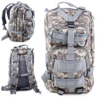 VERK MOCHILA táctica de 30 litros militar, 4 BOLSILLOS supervivencia perfecta para crossfit 43 cm x 24 cm x 25 cm gris - details 0