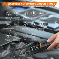 Scanner De Potencia Integrado Ancel PB500 Para Diagnóstico Automotriz Prueba De Circuito Electrónico 12V 24V Herramienta De Prueba - details 0