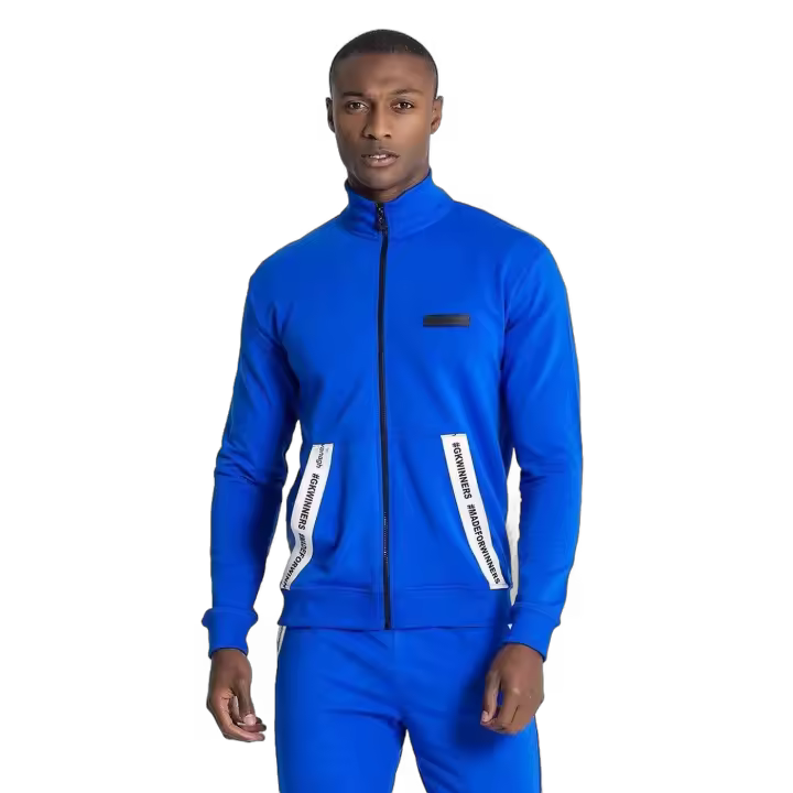 Sudadera Gianni Kavanagh Text Me Azul - Corte Regular - Elástico GK Hashtag - Fabricado en Portugal - 1