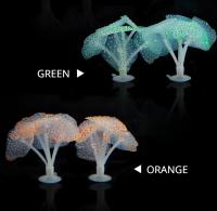 Coral Luminoso De Silicona Para Acuario Decoración Submarina Con Hojas Grandes Paisaje Acuático Accesorios Para Tanque De Peces - details 4