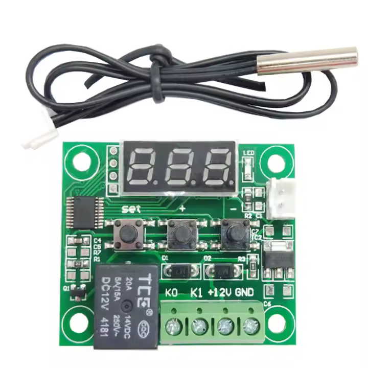 W1209 Termostato controlador de temperatura digital con switch 12v - 1