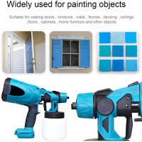 Pistola pulverizadora eléctrica de 800ML, pulverizador de pintura inalámbrico, revestimiento de muebles para automóviles, aerógrafo, pulverizador de pintura para Makita, batería de 18V, herramientas de bricolaje - details 0