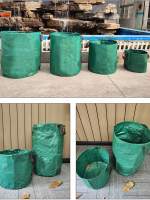 Bolsa De Hojas Caídas Para Jardín Impermeable De Algodón Sintético Para Almacenamiento Doméstico Categorización Y Recolección De Basura Ambientalmente Amigable - details 3